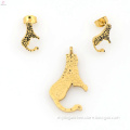 Hot selling gold animal shape jewelry sets wholesale china